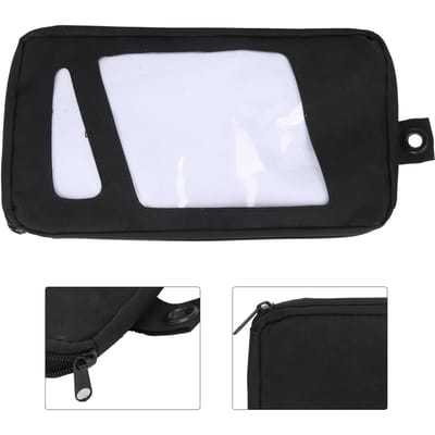 10-inch Zwarte Surfplank Surfing Fin Opbergtas Duurzame Canvas Handtas Watersport Accessoire white