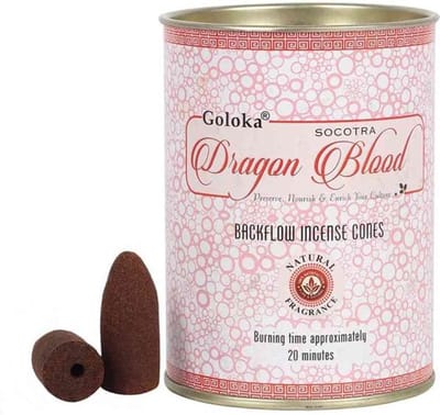 Goloka Dragonblood Backflow Wierookkegels