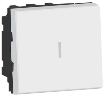 Legrand 077021L Mosaic kruisschakelaar easyled-10AX 2 modules wit