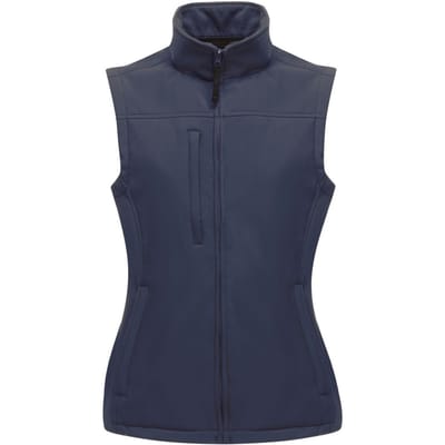 Regatta Dames/dames Flux Softshell Bodywarmer / Mouwloos Jasje (Waterafstotend & Windbestendig) (Marine/Navy)