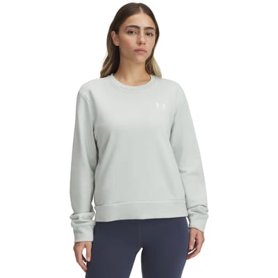 Under Armour Rival Terry Sweatshirt Groen M Vrouw