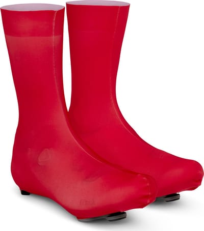 GripGrab - RaceAero TT 2 Tijdrit Wielren Overschoenen voor Race Fiets - Rood - Unisex - Maat M