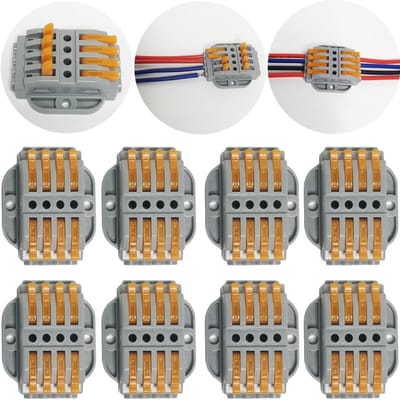 Dailygoody - Connector 4 Port - Snelsplitsdraadconnectoren - Compact