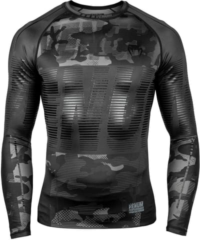 Venum Tactical Rashguard - Lange Mouwen - Camo - Zwart - S