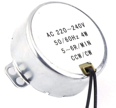 Allecto - Synchronmotor - 50/60Hz - Stille werking - 220-240V - Geschikt voor magnetron - CW en CCW draaiend - 4W