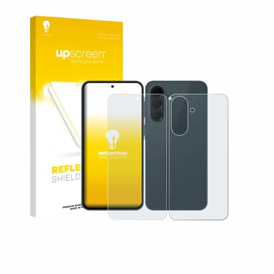 upscreen - Screenprotector voor Samsung Galaxy A37 5G (Voor+Achter) - Folie Beschermfolie anti glare matte