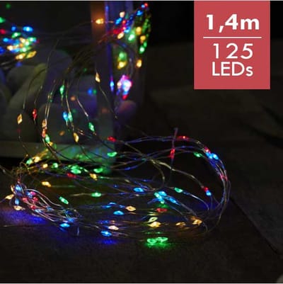 RGB dauwdruppel - Zilver 200cm