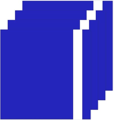 Lasergraveerplaten - ABS Vellen - Naambordjes Maken - Tweekleurig contrast - 30x30 cm - Blauw Wit