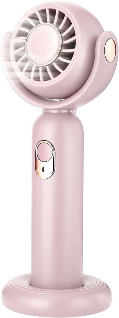 Mini ventilator USB handventilator oplaadbare batterij opvouwbare draagbare ventilator klein stil 3 instelbare snelheden voor buiten, thuis, kantoor en reizen