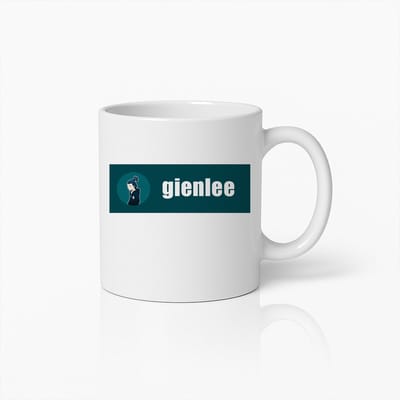 Gienlee Logo Mok – Stijlvol Minimalistisch Ontwerp voor Koffie- & Theeliefhebbers – Perfect Cadeau voor Fans & Verzamelaars
