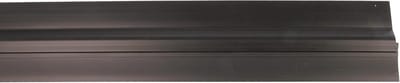 Zelfklevende Deurafdichting 1 Meter Zwart PVC - Tochtstrip voor Deuren