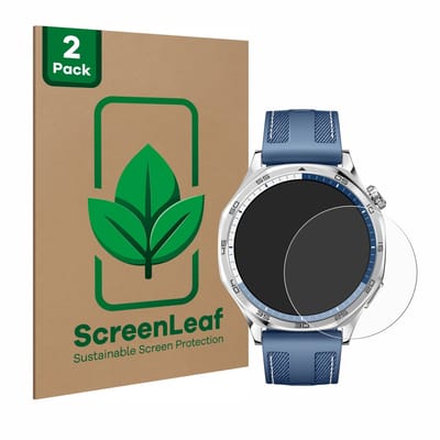 2 Stuks Screenprotector voor Huawei Watch GT 5 / GT 5 Pro (46 mm) - Hoogwaardige Beschermfolie transparant