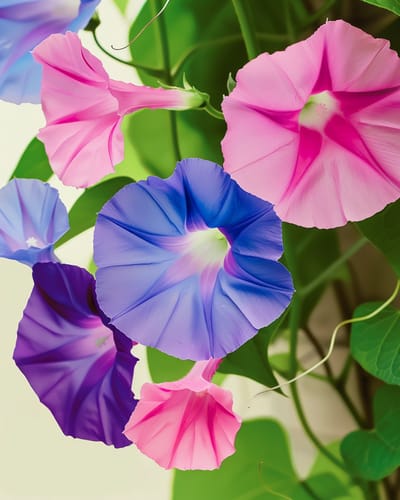 Klimmende Winde Zaden Ipomoea Purpurea Biologisch Eenjarig Gemengd