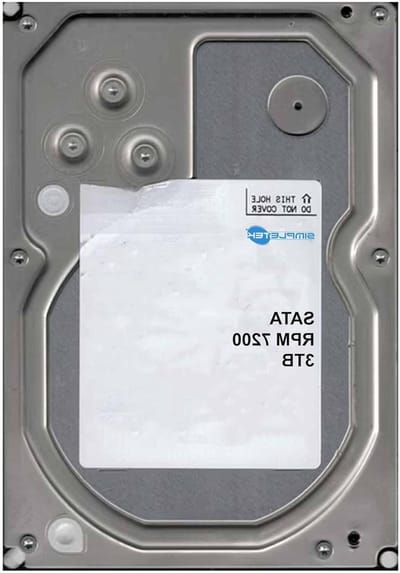 Interne Harde Schijf - Opslagstation Data - Bestanden Opslaan - 7200 RPM Snel - 3TB Capaciteit - Zilver