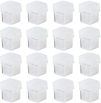 Dailygoods- Wielmoer Cap 16 Stuks - 19mm - Duurzaam Kunststof - Eenvoudige Installatie - Compatibel met C4/C5/DS3/DS4/DS5 - Onderdeelnummers 540812/9644577080 - Wielmoerafdekking