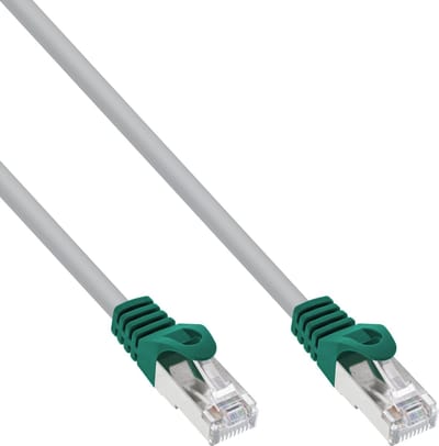 InLine® Crossover Patchkabel, F/UTP, Cat.5e, grijs, 10m