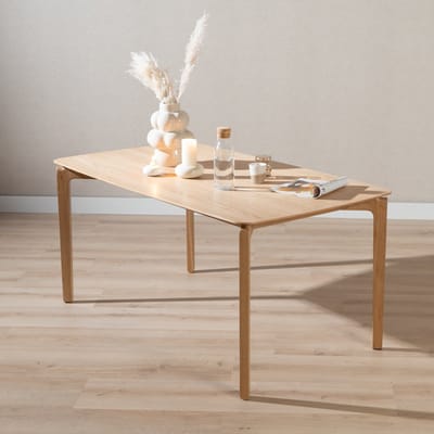 Bronx71® Scandinavische eettafel Cala naturel eiken 160 x 90 cm