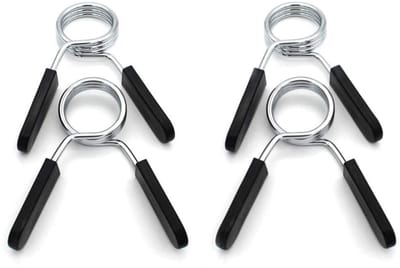 Dailygoods- Dumbbell Bar - 4 Stuks - Verstelbare Sluiting - Roestvrij Staal - 30mm - Antislip Handgreep - Duurzaam Ontwerp - Gewichtheffer