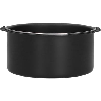 Cakevorm Koolstofstaal Anti-aanbak Cake Bakplaat Keuken Elektrische Friteuse Accessoire 6 Inch black