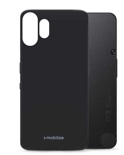 Mobilize Hoesje geschikt voor Nothing Phone (2) Pro Telefoonhoesje Flexibel TPU | Mobilize Rubber Gelly Backcover | Phone (2) Pro Case | Back Cover - Zwart