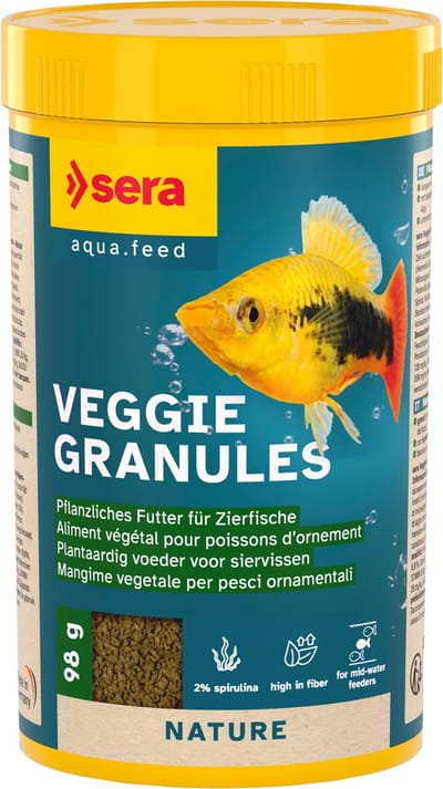 sera Veggie Granules - Plantaardig voeder voor siervissen - 250 ml