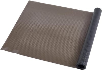 Lademat - Waterdichte en antislip kastmatten - Antislipmat -koelkastmatten - Beschermer Keuken & Meubels - Keukenlade Beschermer - Niet-Klevende - Geschikt voor keukens, planken en kasten-Op Maat Knipbaar - 45*500cm - Zwart