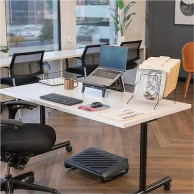 Gel Mouse Pad met Polssteun en Microban Bescherming - 9" x 7.5" - Blauw/Roze