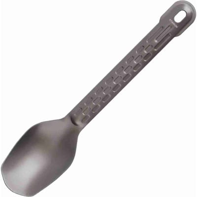 Cuillère-fourchette en titane légère pour le dîner Couverts pour la maison, le camping en plein air, la randonnée, le backpacking, le pique-nique Spoon gray