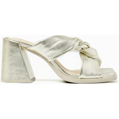 Nubikk Lana Twist Gold Metallic/ Shiny Größe: 36 | Pantoletten Outlet | Damen | Gelb