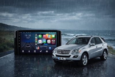 ADIVOX 9 inch T1 geschikt voor MB ML/GL/W164 2005-2013 Android 15 CarPlay/Auto/Wifi/GPS/RDS/DSP
