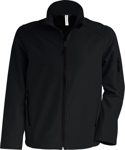 Kariban Heren Soft Shell-jasje (Zwart)