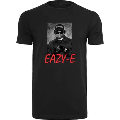 Mister Tee - Eazy E Logo Heren T-shirt - S - Zwart