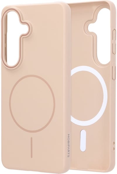 Mobiparts Slim Line Case geschikt voor Samsung Galaxy S26 - MagSafe Dune Sand