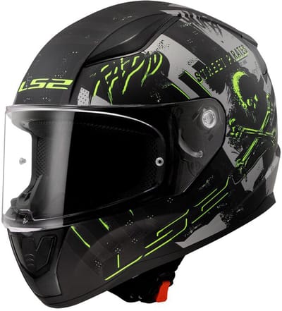 LS2 FF353 Rapid II Pirates M.Titanium 06 Integraalhelm - Maat 2XL - Helm