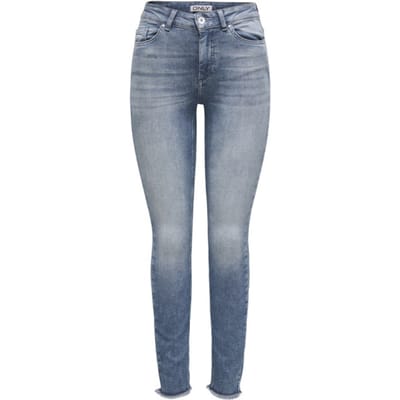 ONLY - ONLBLUSH MID SK ANK RW DNM REA158 - Meisjes - Jeans