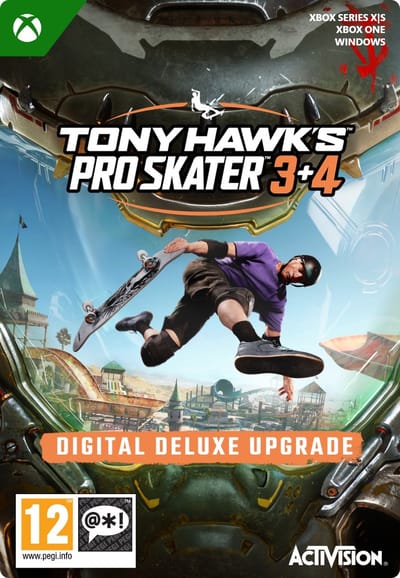 Tony Hawk's Pro Skater 3 + 4 - Digital Deluxe Upgrade (DLC upgrade) - Xbox Series X|S/Xbox One/Windows 10 Download