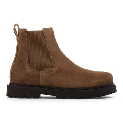 Laarzen Birkenstock Highwood Slip ON Men Suede Leather Dark Tea