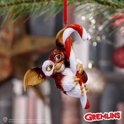 Gremlins Nemesis Now - Gizmo Candy Cane Unisex Kerstballen - Neutraal - Standard
