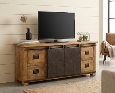 TV meubel Bradley mangohout 160x42x62 cm