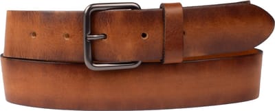 Presly & Sun Heren - Leren riem - Naturel - 90cm