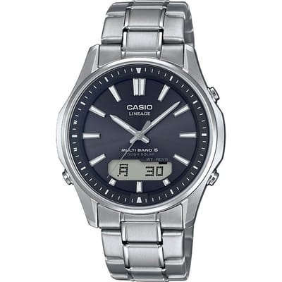 Casio Radiogestuurde Horloges Heren Zilveren Horloge LCW-M100TSE-1AER