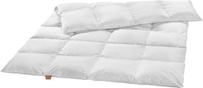 sleepling baby donzen dekbed 100 x 135 cm | medium all-season dekbed | nieuw wit dons (90%) en veren (10%) | Made in EU | Downpass | Ökotex | donzen batist | wasbaar op 60 graden | wit