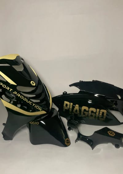 Piaggio Zip Stickerset - Piaggio - Goud