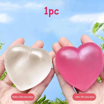 Schattige Liefde Hart Mochi Squishy Speeltjes Stress Suikerballetjes Langzaam Rijzend Kleur Veranderend Onder Zon Sensorisch Fidget Speeltje Voor Volwassenen Kinderen