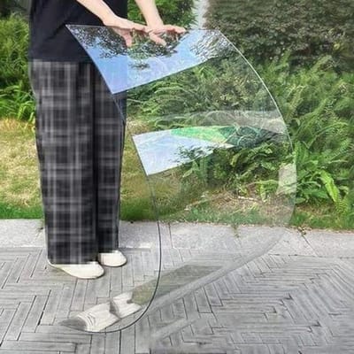 Dakplaten Polycarbonaat - Transparante Platen - Buitenconstructies Bouwen - Hoge Lichtdoorlatendheid - 60cm x 12m - Transparant