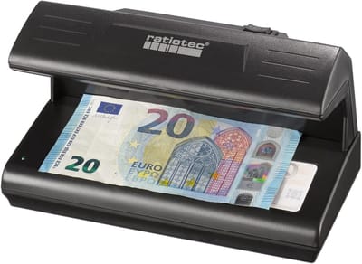 Bankbiljettentester - Geldscanner UV - Veilig Geld Controleren - 3 Soorten Detectie - Compact Formaat - Zwart