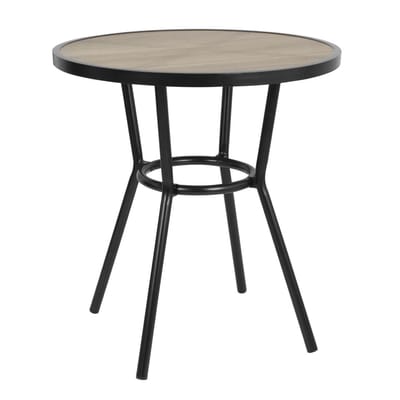 Bolero marston ronde buitentafel zwart 700mm
