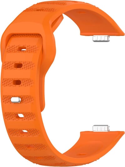 Siliconen bandje - geschikt voor Huawei Watch Fit 5 (PRO), Watch Fit 4 (Pro), Watch Fit 3 - oranje