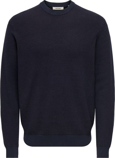 ONLY&SONS - ONSDAVE REG LS CREW NECK KNIT NOOS - Heren - Gebreide truien