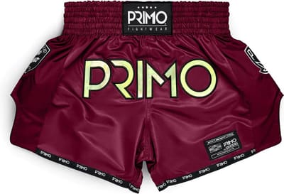 Primo Muay Thai Shorts - Hologram Series - Valor Red - donkerrood S